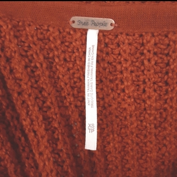 NWT Free People 'Greater than sweater' Chunky Knit Sweater Size XS - Picture 9 of 14